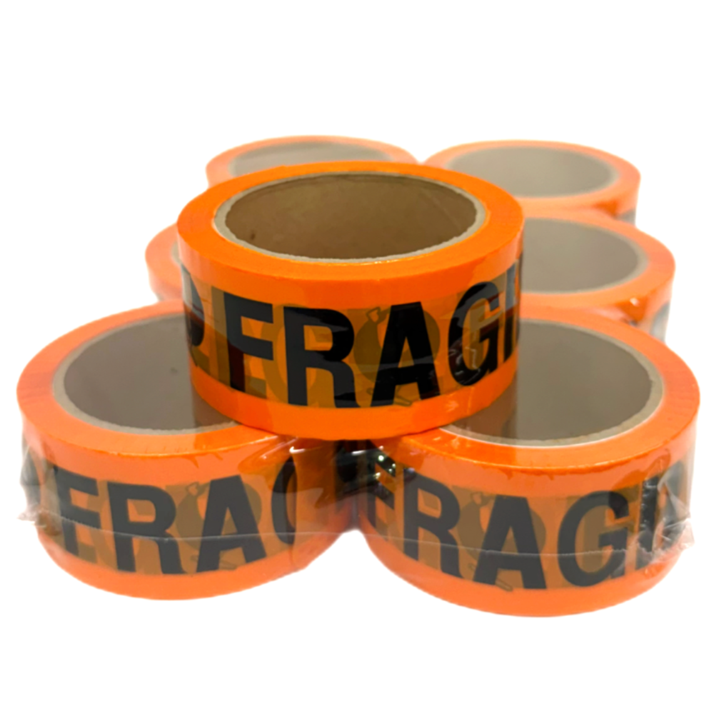 6 Pack x Printed Tape - Fragile